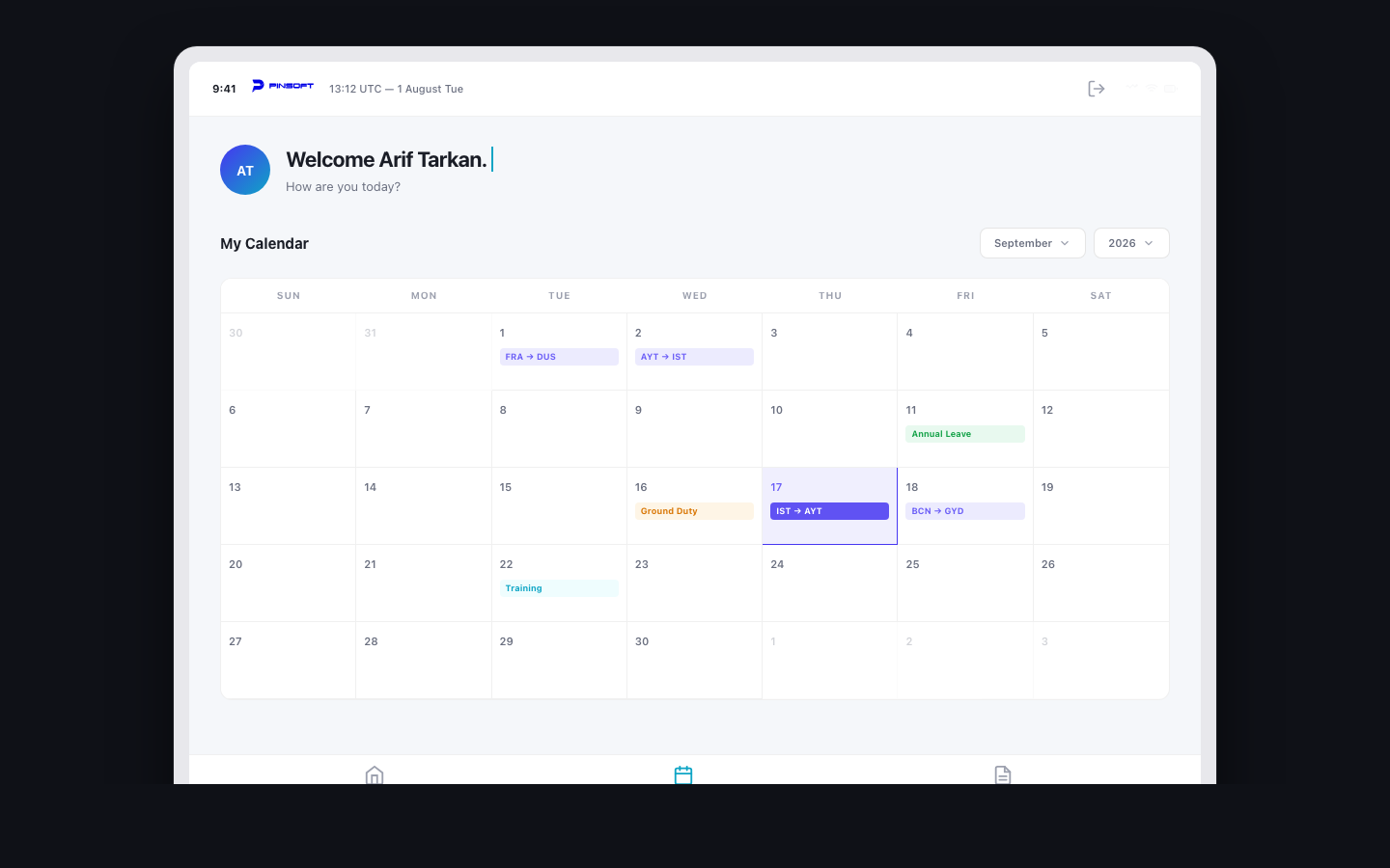 Cabin App — Tablet 2