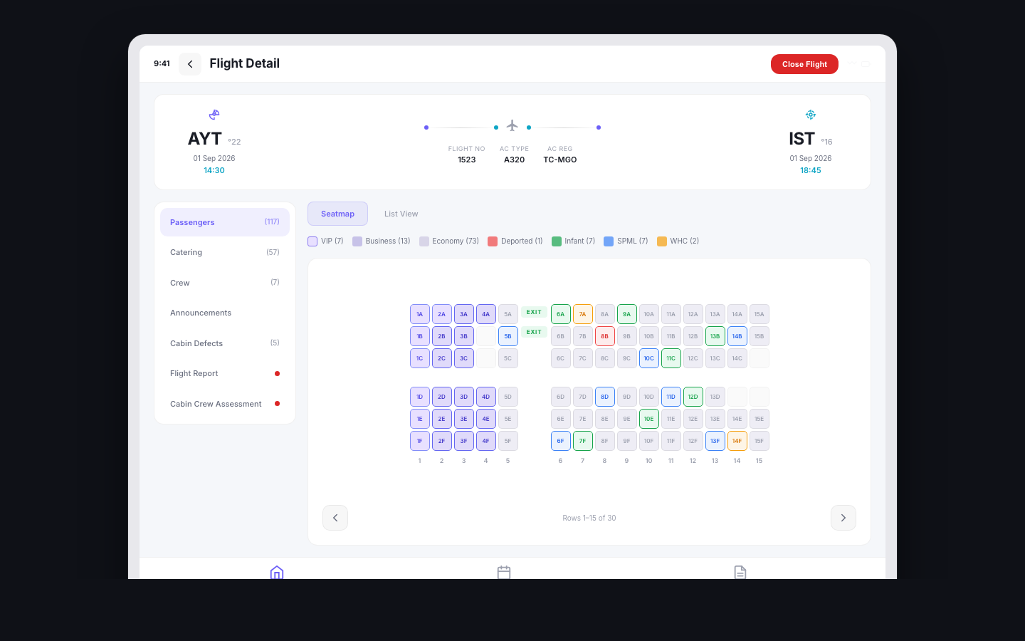 Cabin App — Tablet 4