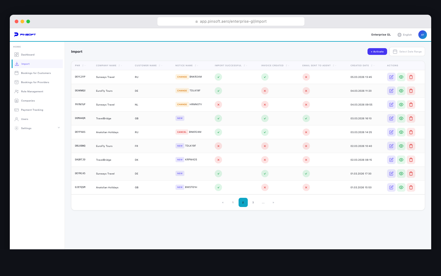 Enterprise GL — Web Responsive 3