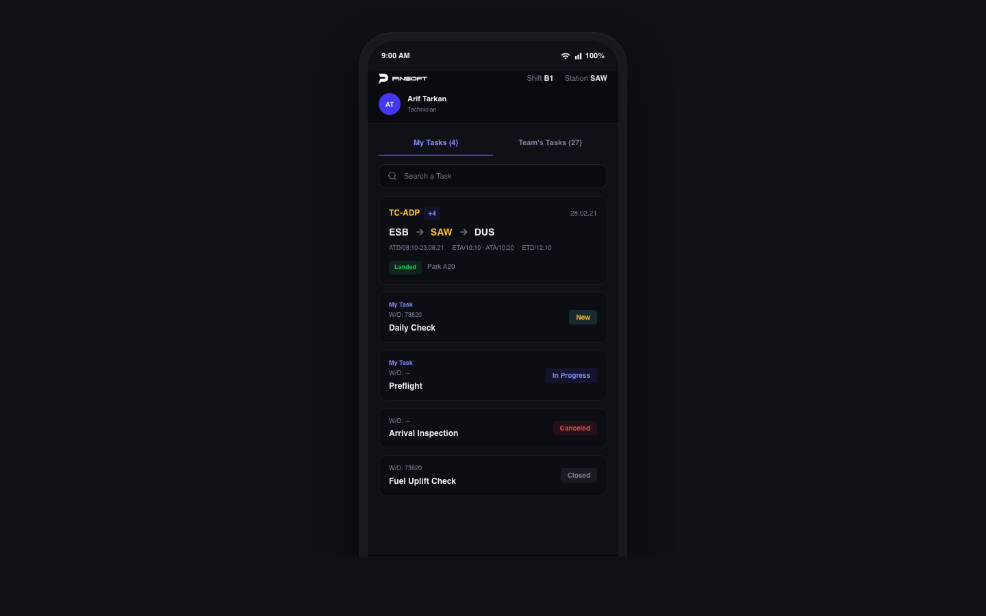 Electronic Technical Logbook — Mobile 2