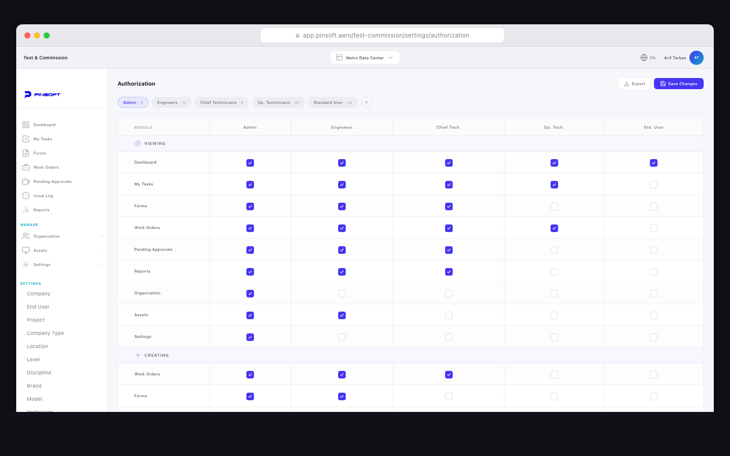 Test & Commission — Web Responsive 2